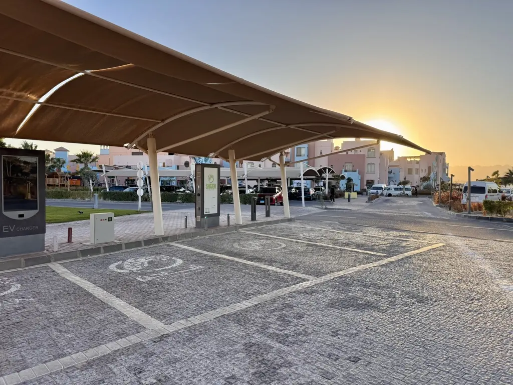 Real EV charging locations photographed in Egypt. 6